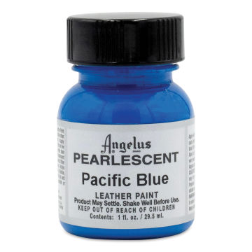 Open in modal - Angelus Acrylic Leather Paint - Pearlescent Pacific Blue, 1 oz