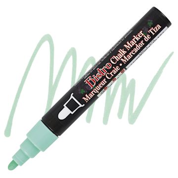 Open in modal - Marvy Uchida Bistro Chalk Marker - Peppermint, 6 mm marker and swatch
