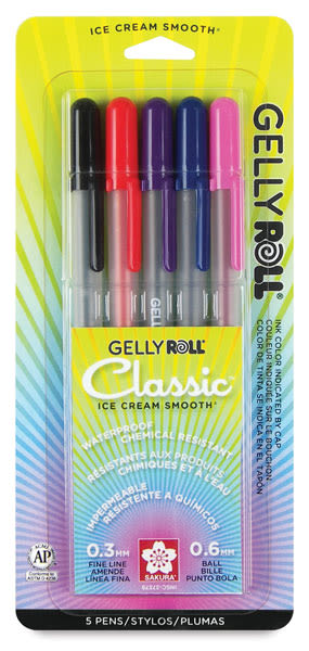 Sakura Gelly Roll Pen - Classic, set of 5