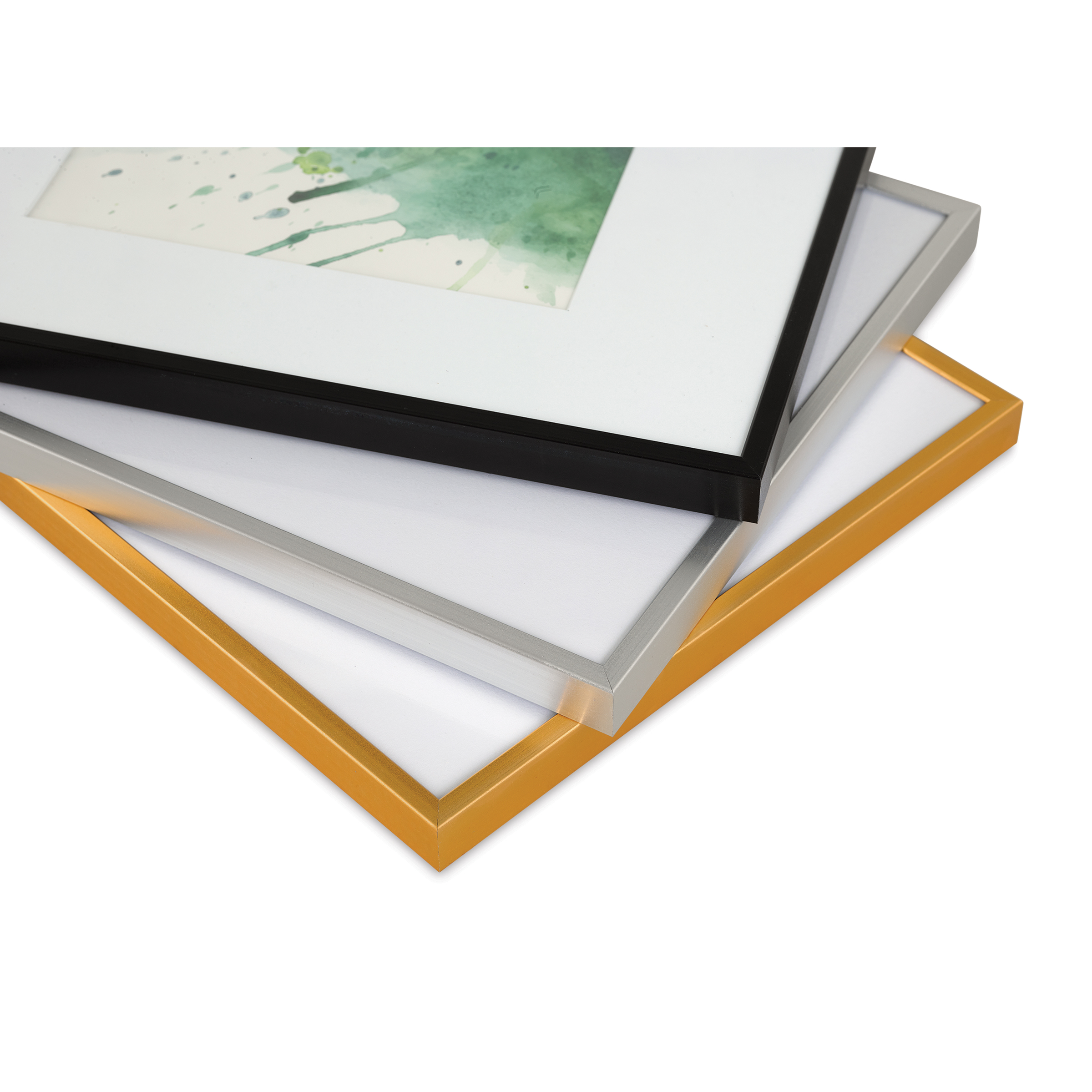 Blick Chelsea Metal Gallery Frames with White Mat | BLICK Art