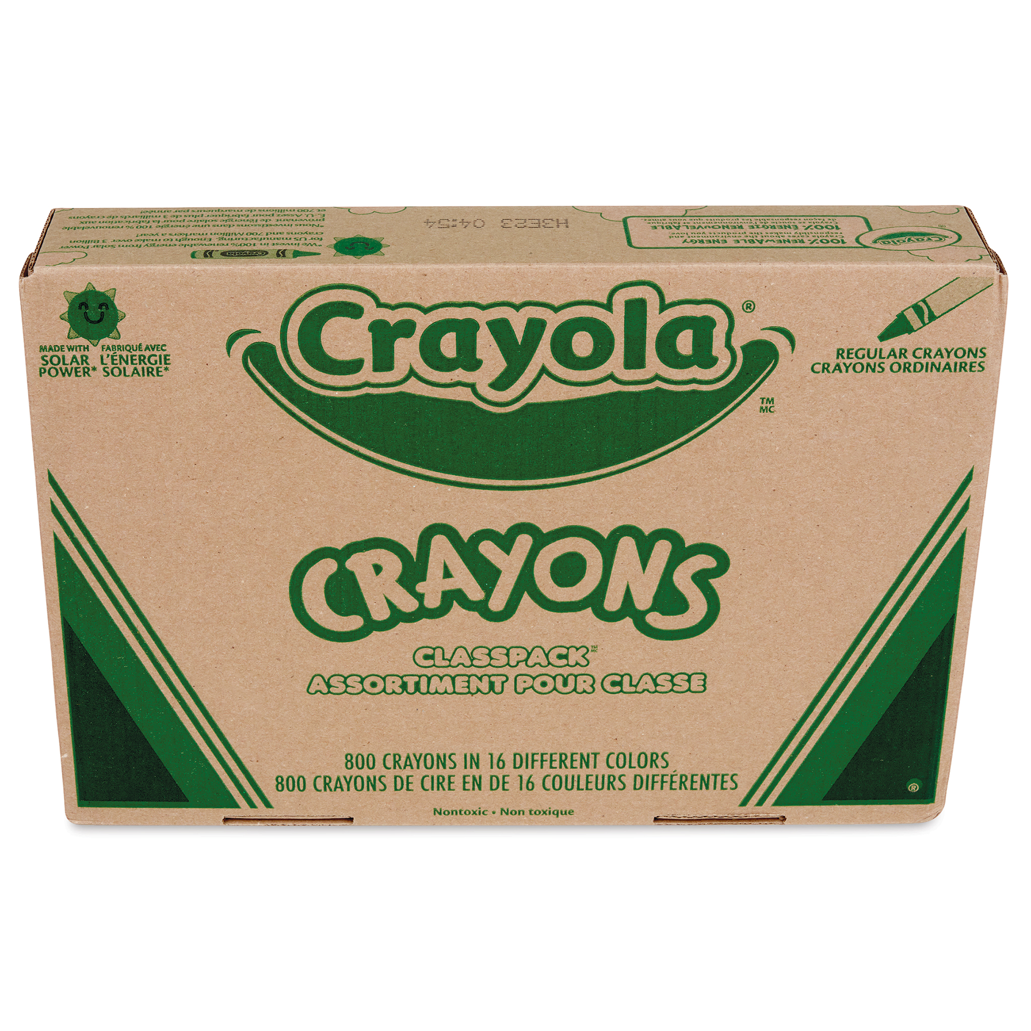 Classpack Regular Crayons, 8 Colors, 800/Box - mastersupplyonline