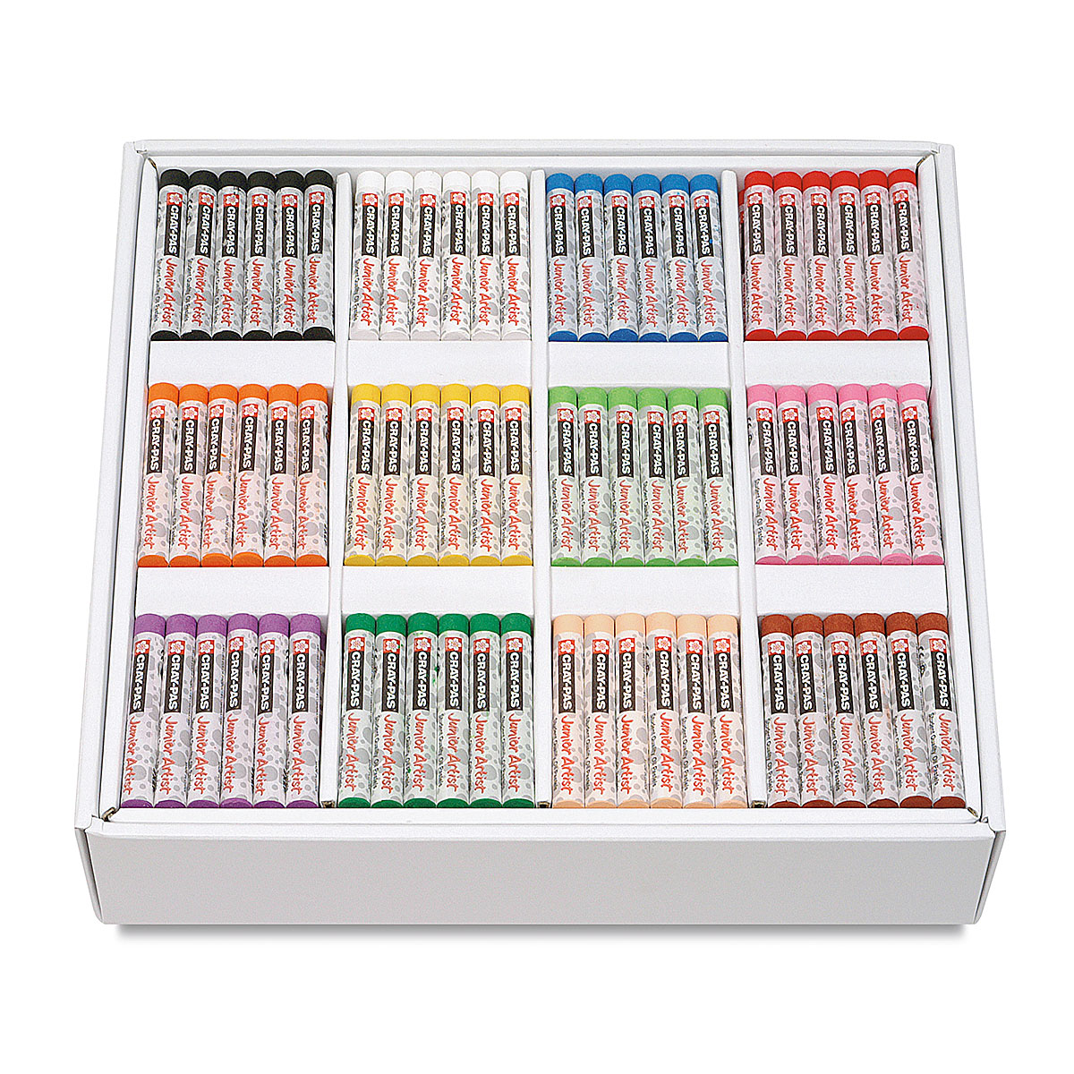 SAKURA Cray-Pas Junior Artist Oil Pastel Set - Soft Oil Pastels for Kids &  Artists - Great for Classrooms and Teachers - 432 Pieces