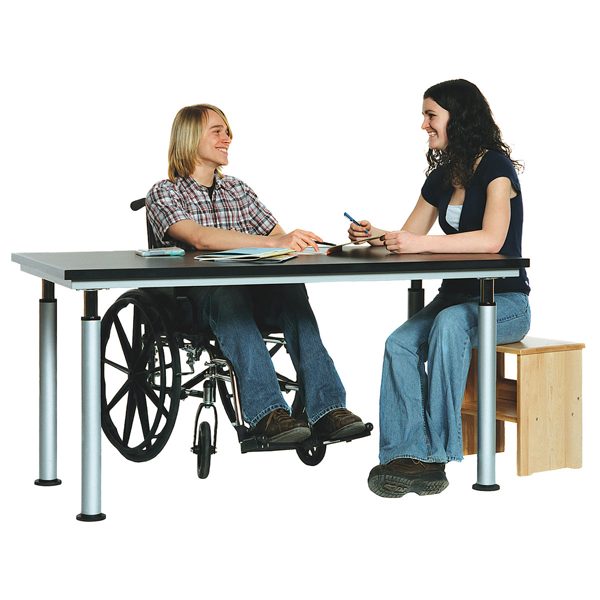 Diversified Spaces Shop-Bilt Adaptable Table