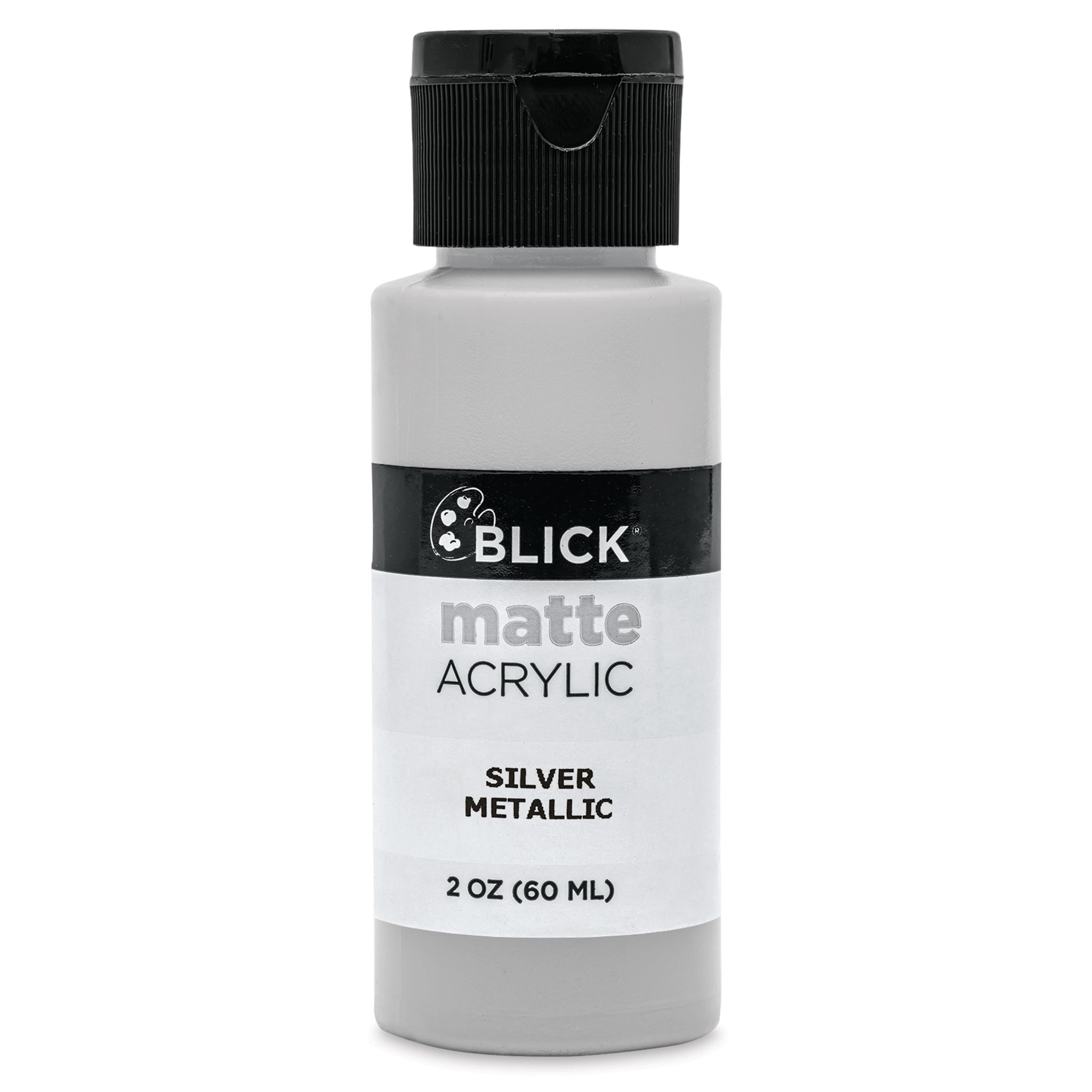 Blick Matte Acrylic - Black, 2 oz bottle