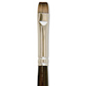 Silver Brush Monza Synthetic Mongoose Artist Brush - Short Bright, Size 8