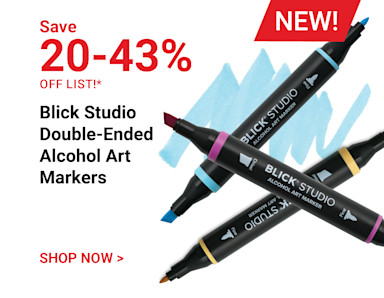 Save 20-43% off list. Blick Studio Double-Ended Alcohol Art Markers. Shop Now.
