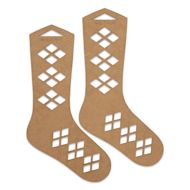 Twig & Horn Argyle Sock Blockers