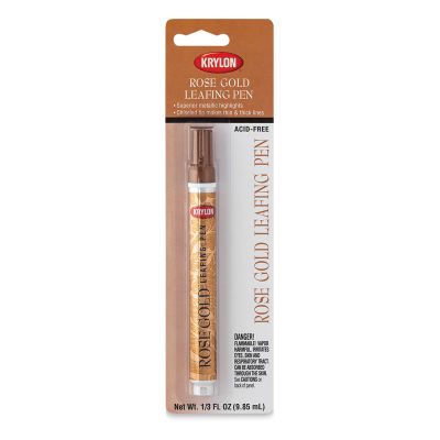 Krylon Leafing Pens - front view of Rose Gold package