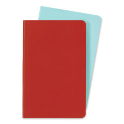 Moleskine Volant Journals - Pocket, Ruled, Coral Aquamarine, Pkg of 2 (one of each color)