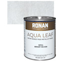 Ronan Aqua Leaf Water-Based Faux Metallic Color - Bright Silver, Quart