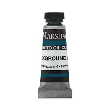 Open in modal - Marshall"s Photo Oil Color - Background Aqua, 1/2" x 2" Tube