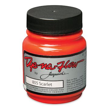 Open in modal - Jacquard Dye-Na-Flow Fabric Color - Scarlet, 2.25 oz jar