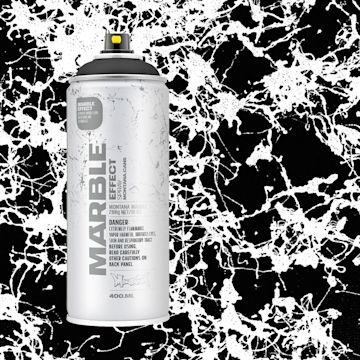 Open in modal - Montana Marble Effect Spray - Black, 11 oz and swatch