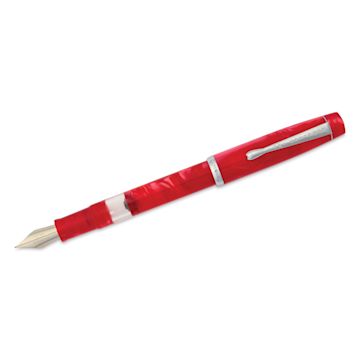 Open in modal - Noodler's Ink Konrad Acrylic Flex Fountain Pen - Himalayan Ruby, cap off