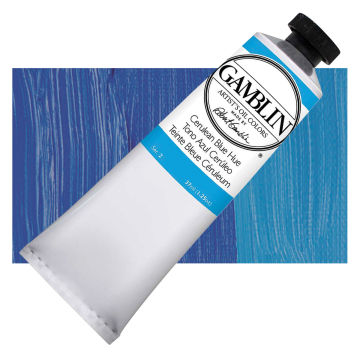 Gamblin Artist's Oil Color - Cerulean Blue, 150 ml tube