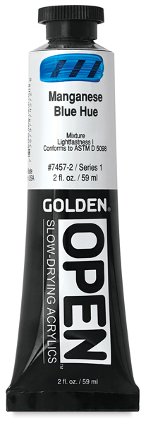 Golden Open Acrylics - Transparent Yellow Iron Oxide, 2 oz Tube