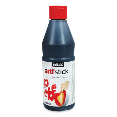 Pebeo Arti' Stick Window Color - Black, 500 ml bottle