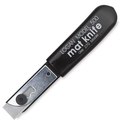 Model 500 Mat Knife - Shown at angle with blade extended