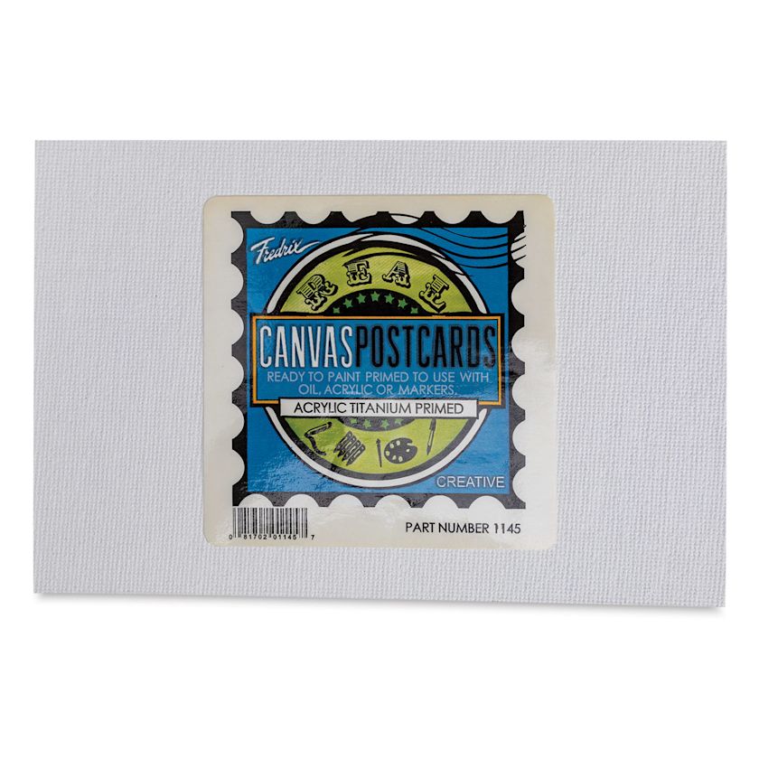 Fredrix Canvas Postcards BLICK Art Materials