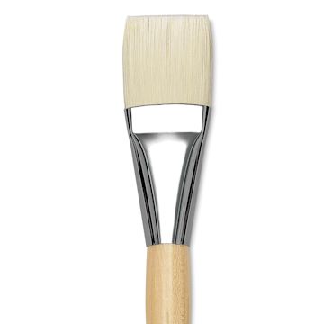Open in modal - Da Vinci Top Acryl Synthetic Brush - Bright, Long Handle, Size 35 close up