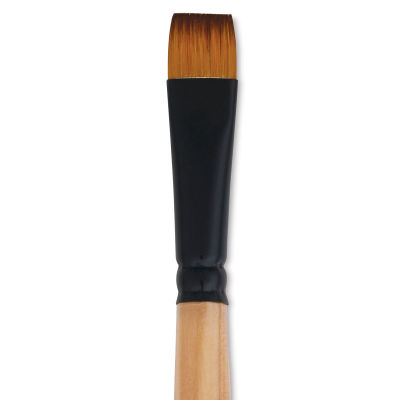 Dynasty Black Gold Brush - Chisel Blender, Short Handle, Size 14