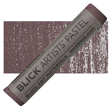 Open in modal - Blick Artists' Soft Pastel - Purple Brown 4 pastel and swatch