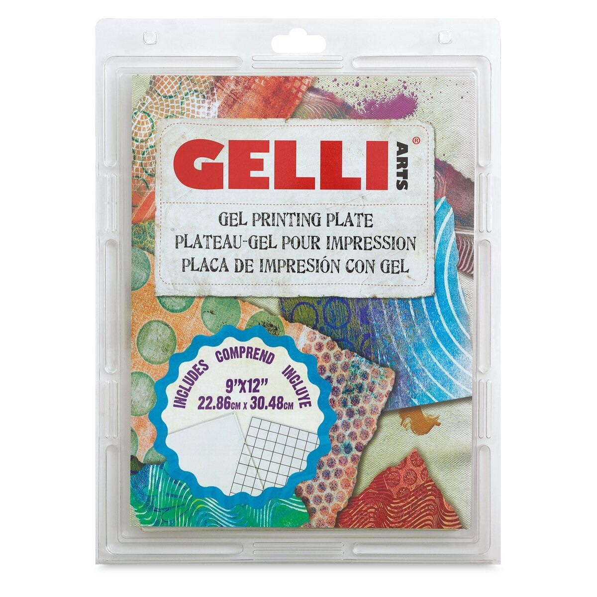 Gelli Arts Printing Plate - 9 inch x 12 inch, Rectangle
