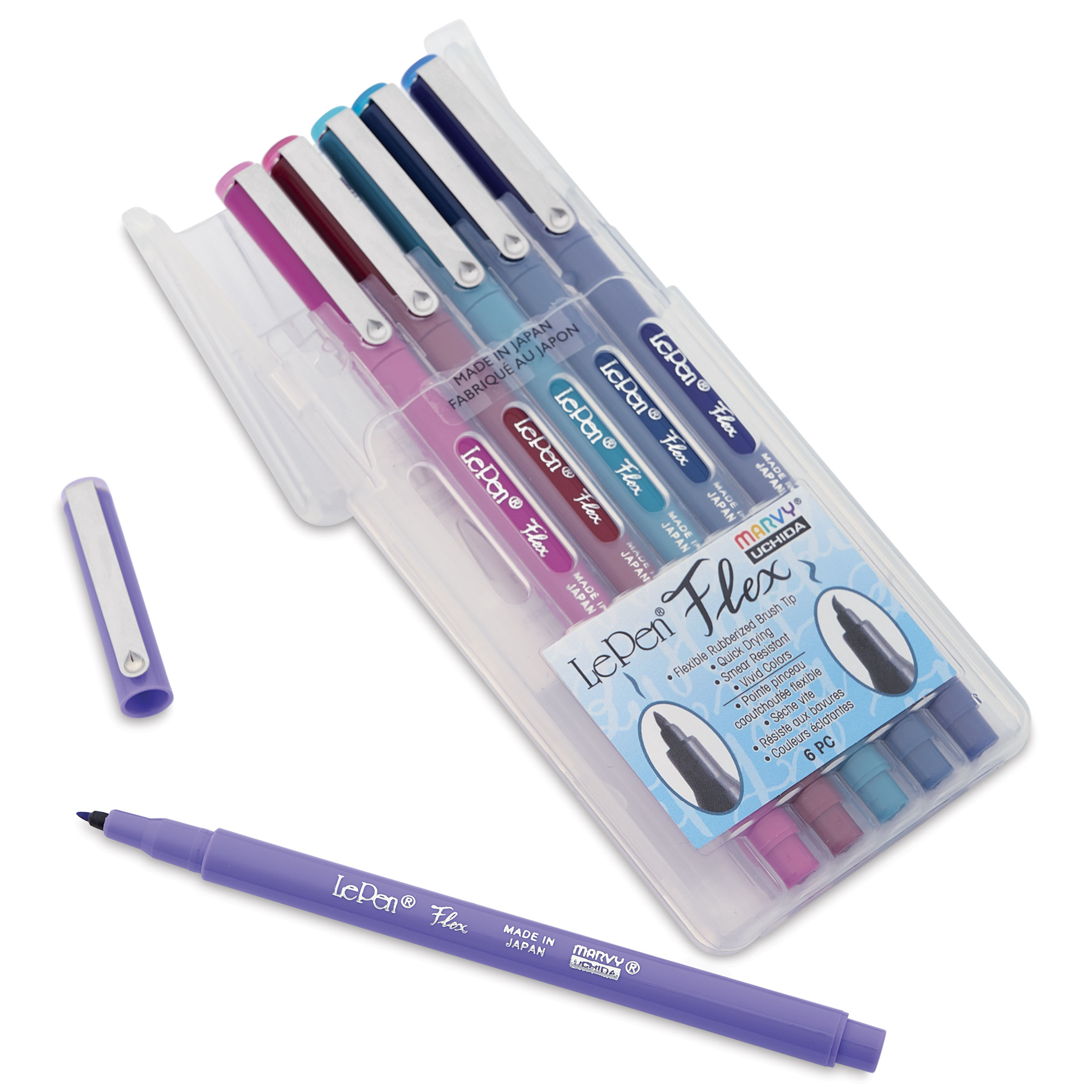 Marvy Uchida LePen Flex Markers and Set | BLICK Art Materials