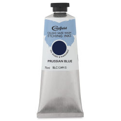 Cranfield Caligo Safe Wash Etching Ink - Prussian Blue, 75 ml Tube