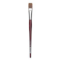 Da Vinci Grigio Synthetic Brush - Flat, Long Handle, Size 24