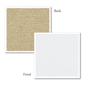 Open in modal - Caravaggio 501 Polyester Canvas Roll - 83" x 10 yds, Double Primed, Medium Texture