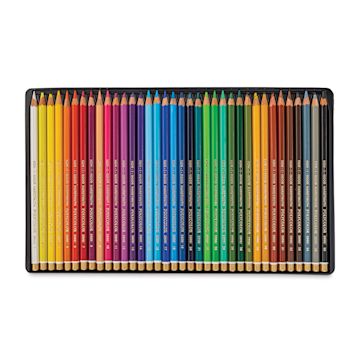 Koh-I-Noor Polycolor Dry Color Drawing Pencil Set - Assorted Colors ...