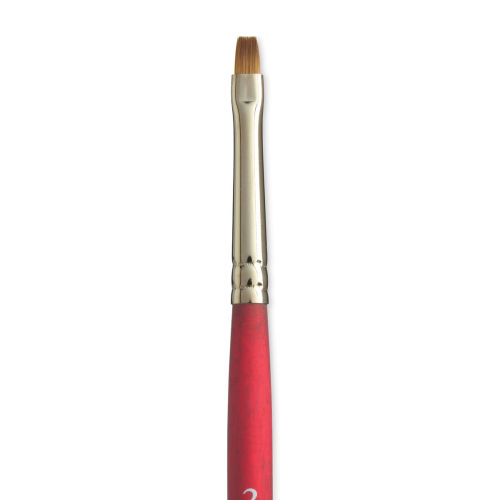 Princeton Velvetouch Series 3900 Synthetic Brush - Filbert, Long Handle, Size 10