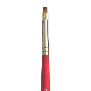 Princeton Velvetouch Series 3950 Synthetic Brush - Chisel Blender, Size 2