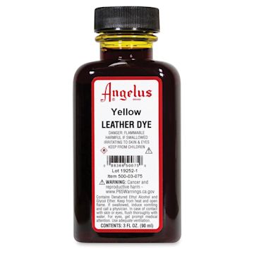 Open in modal - Angelus Leather Dye - Yellow, 3 oz, Bottle