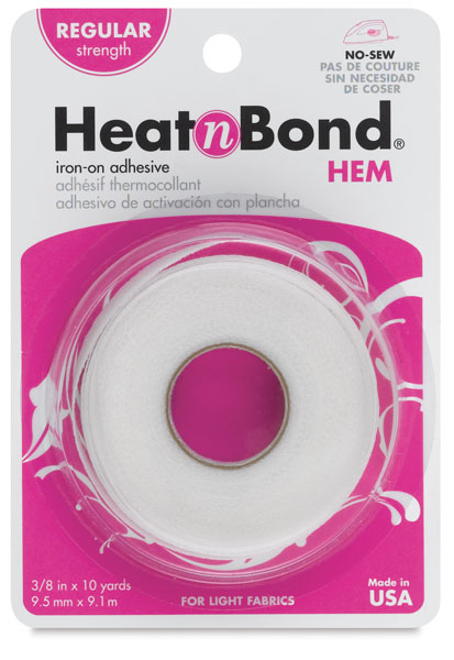 HeatnBond UltraHold Iron-On Adhesive, 17 Inches x 1 Yd, Black