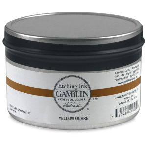 Gamblin Etching Ink - Yellow Ochre, 1 lb
