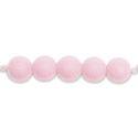 Rico Design Itoshii Plastic Beads - Pkg of 24, Light Pink, 10 mm Dia.