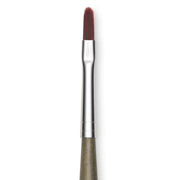 Open in modal - Da Vinci Forte Synthetic Brush - Filbert, Short Handle, Size 4, close-up