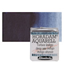 Schmincke Horadam Aquarell Watercolor - Deep Sea Indigo, Supergranulation, Half Pan