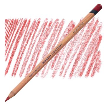 Open in modal - Derwent Lightfast Colored Pencil - Autumn Red pencil and swatch