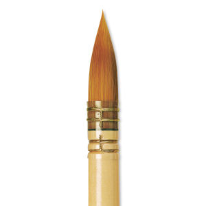 Da Vinci Artist Brush Set - Closeup of Size 6 Quill brush shown