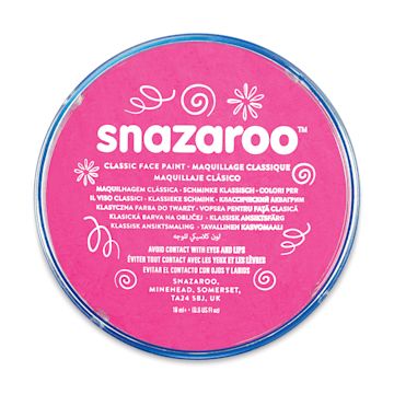 Open in modal - Snazaroo Face Paints - Top view of jar of Pink Face Paint