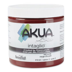 Akua Intaglio Ink - Red Oxide, 237 ml