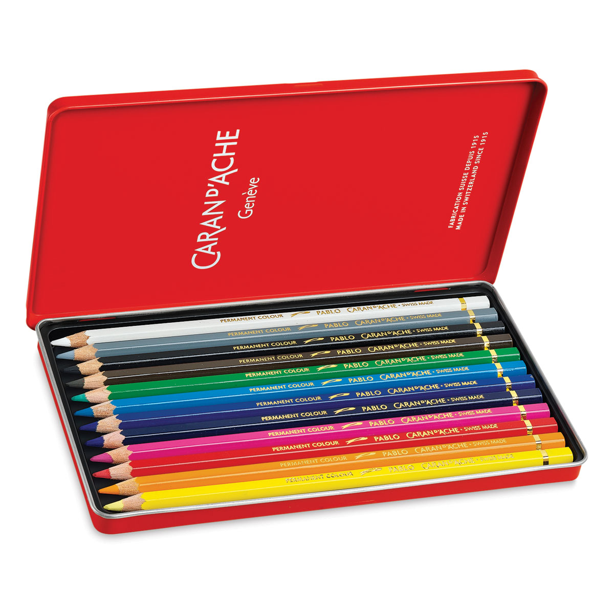 Caran d'Ache Pablo Colored Pencil Set 12