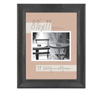 MCS Classic Edge Frame - 8-1/2" x 11", Black, with Easel Back