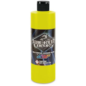 Open in modal - Createx Wicked Colors Airbrush Color - 16 oz, Fluorescent Yellow