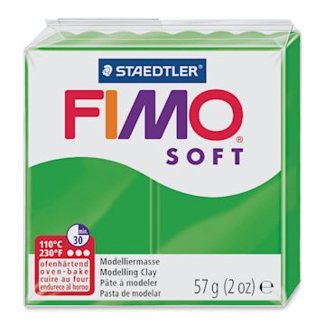 Open in modal - Staedtler Fimo Soft Polymer Clay - 2 oz, Tropical Green - front of packaging