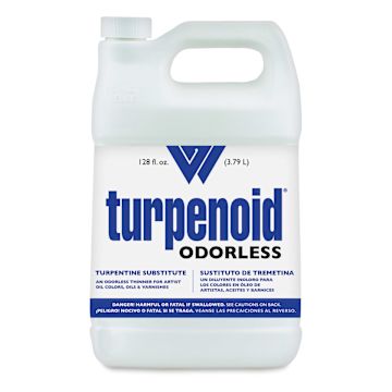 Open in modal - Weber Turpenoid - 128 oz Plastic Jug, Front Of Jug