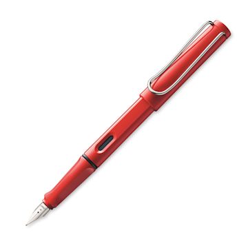 Open in modal - Lamy Safari Fountain Pen - Red, Medium Nib
